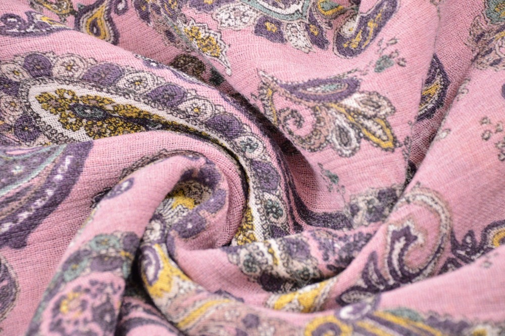 Шикарная ткань кашемир с классическим орнаментом от итальянского бренда Etro (Этро)