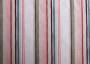 Портьерная ткань рогожка BERGERAC красные, розовые, серые полосы разной ширины