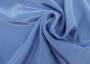 Ткань креп+крепон насыщенного голубого оттенка