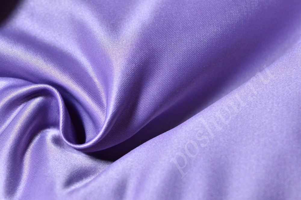 Ткань для штор сатин фиолетового оттенка