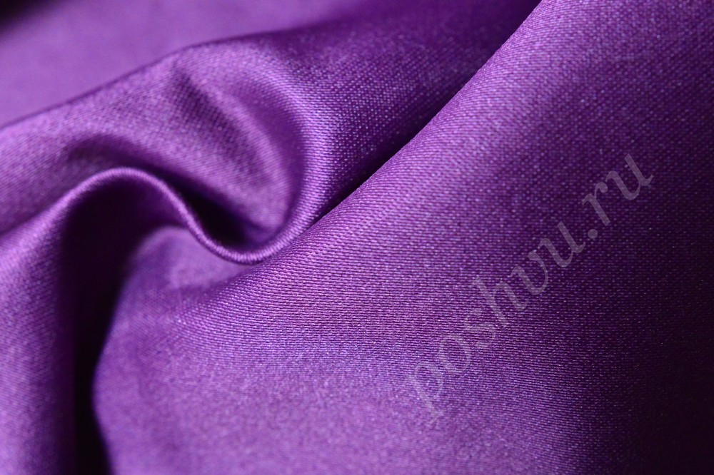 Ткань для штор сатин пурпурного оттенка
