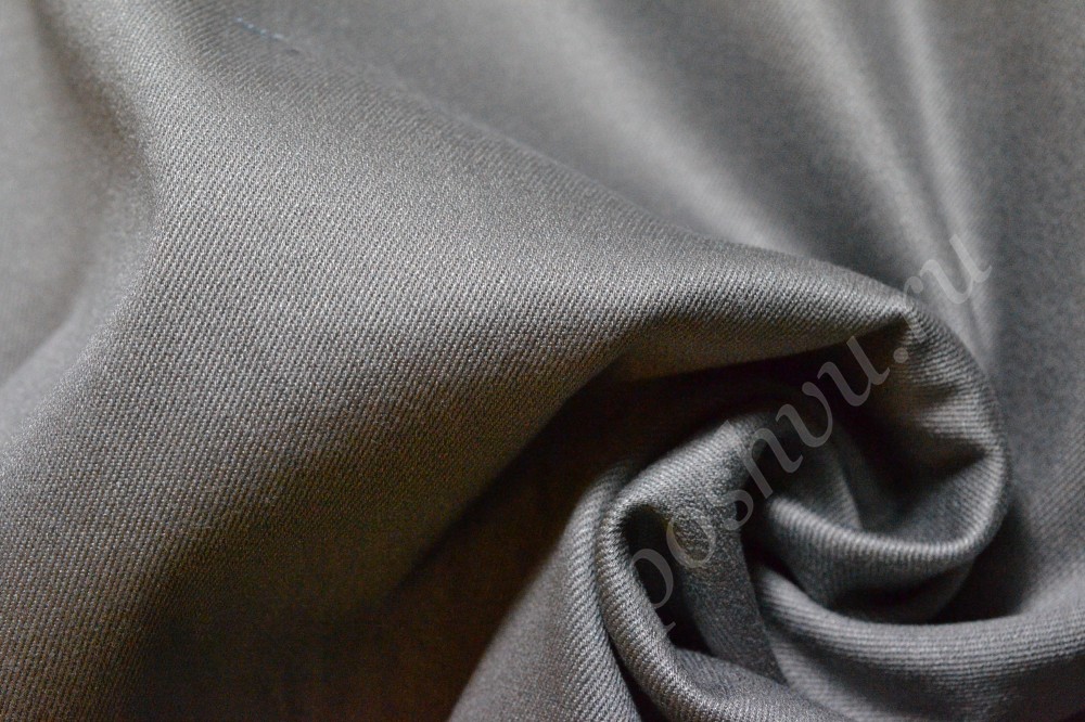 Ткань костюмная классического серого оттенка