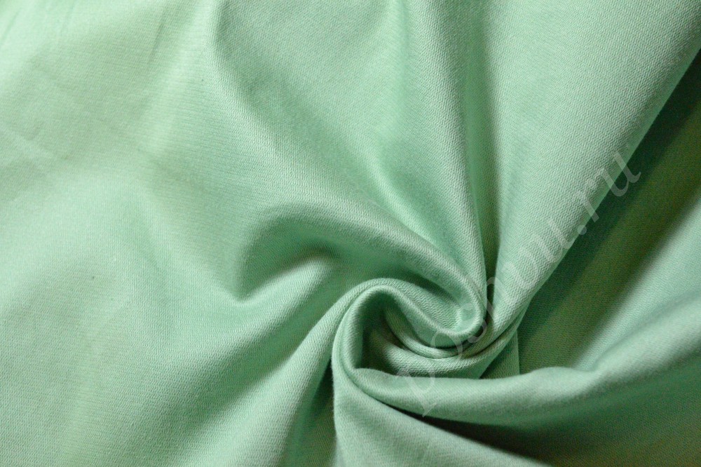 Ткань костюмная нежно-зеленого оттенка