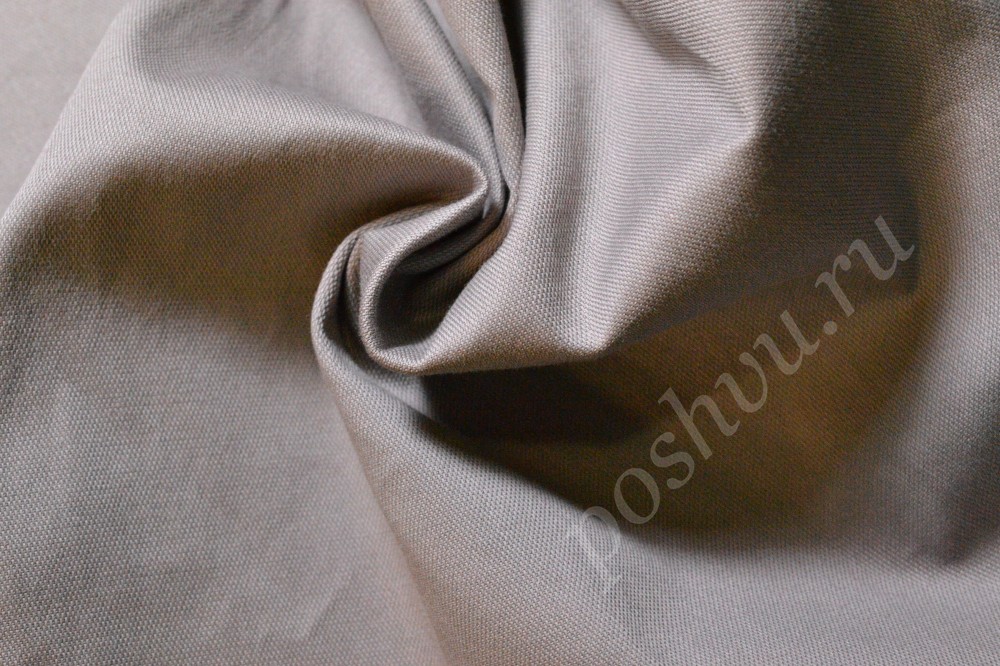 Ткань костюмная серо-коричневого оттенка