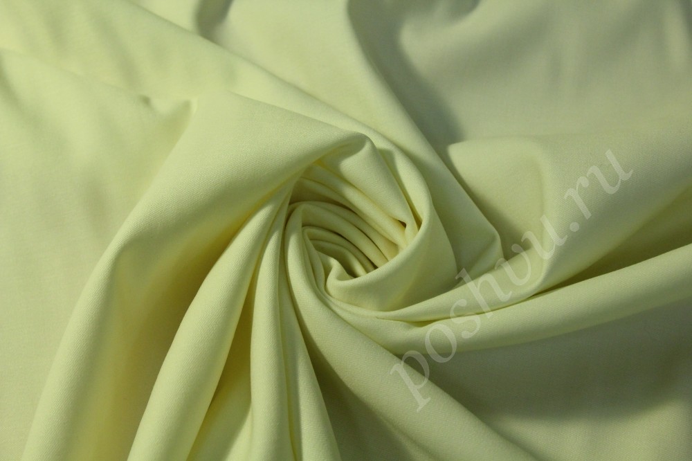 Ткань костюмная белого оттенка LEITMOTIV