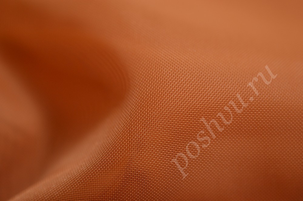Ткань для штор вуаль Апельсин