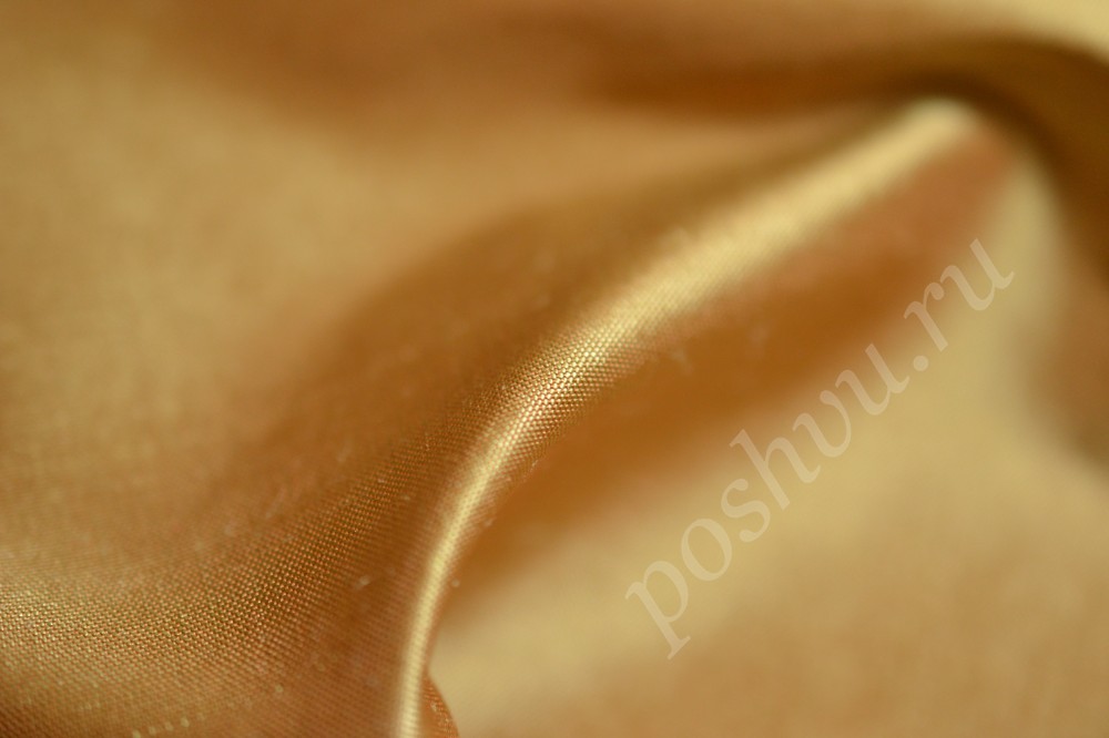Ткань для штор шелк бронзового оттенка