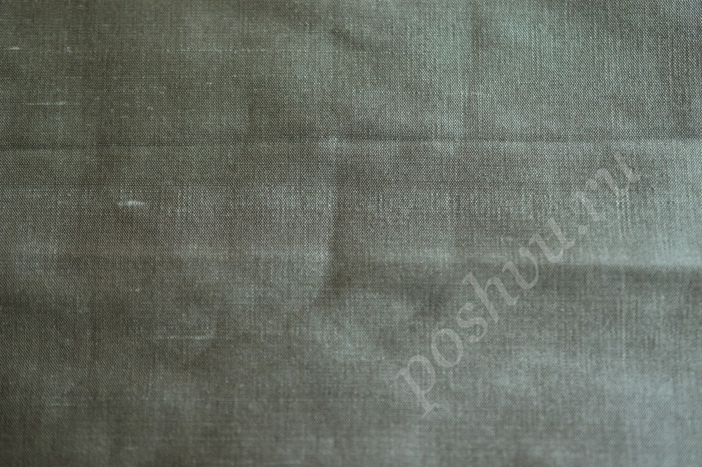 Ткань для штор шелк серого цвета