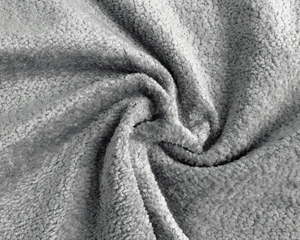 Шенилл ALPINA серого цвета (520г/м2)