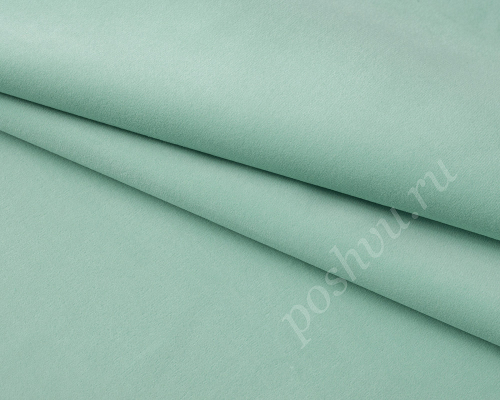 Мебельная ткань велюр ULTRA светло-бирюзового цвета 280г/м2
