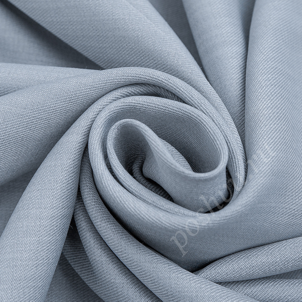 Портьерная ткань TENEREZZA бледно-голубого цвета, выс.300см