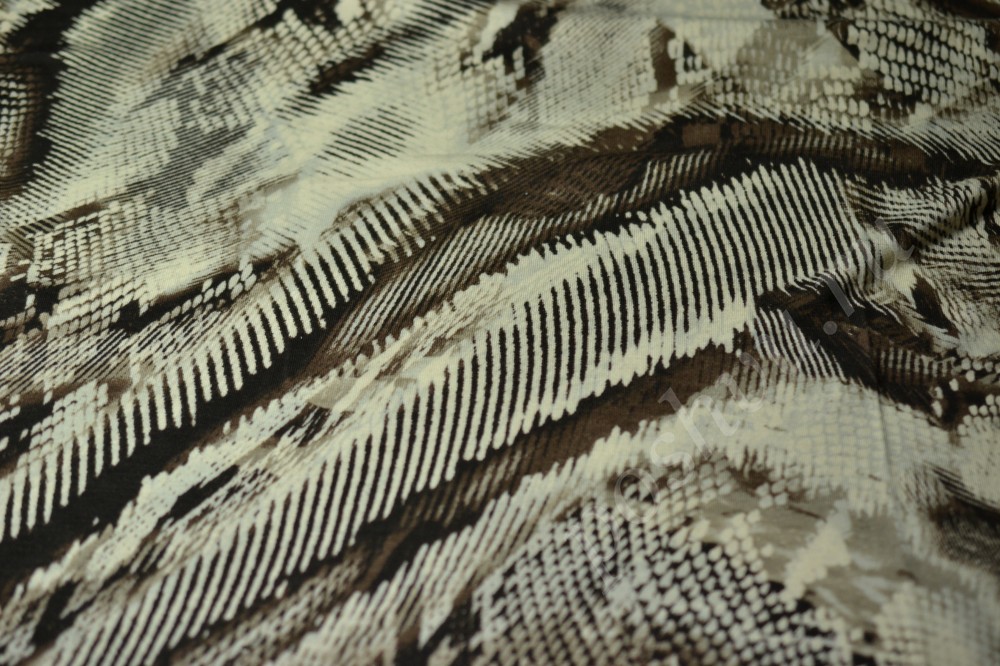 Ткань трикотаж Изящная кобра