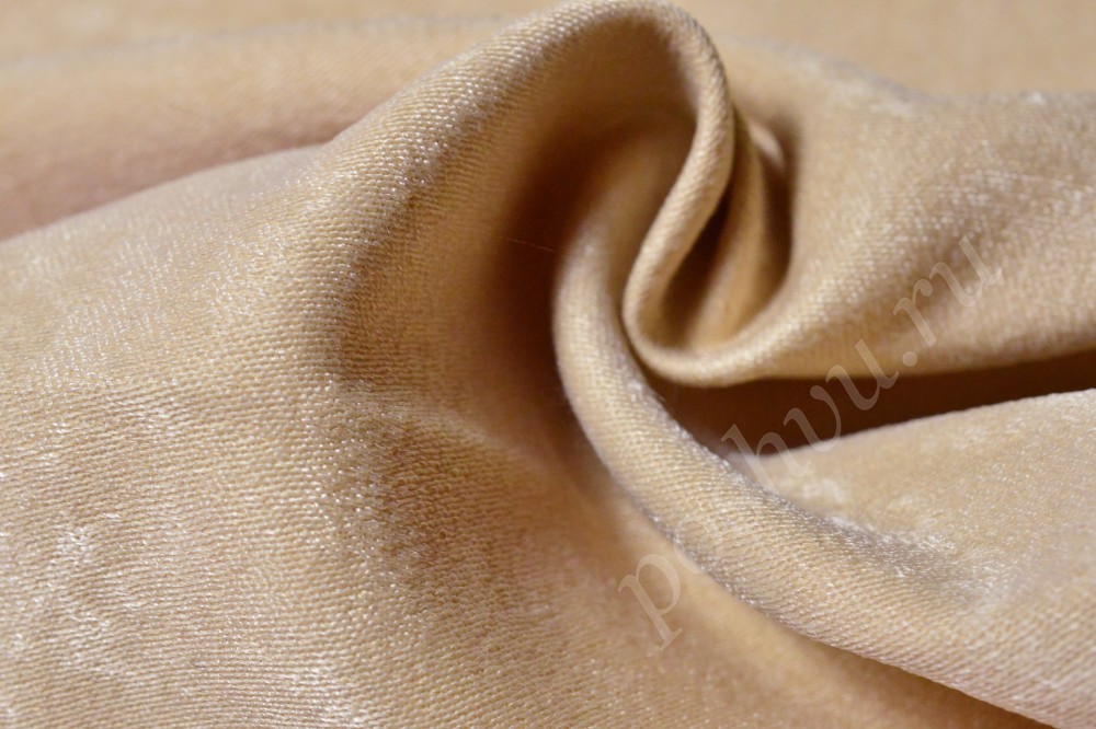 Ткань для штор софт персикового оттенка