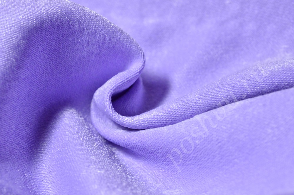 Ткань для штор софт светло-фиолетового оттенка