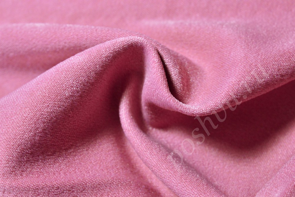 Ткань для штор софт светло-розового оттенка