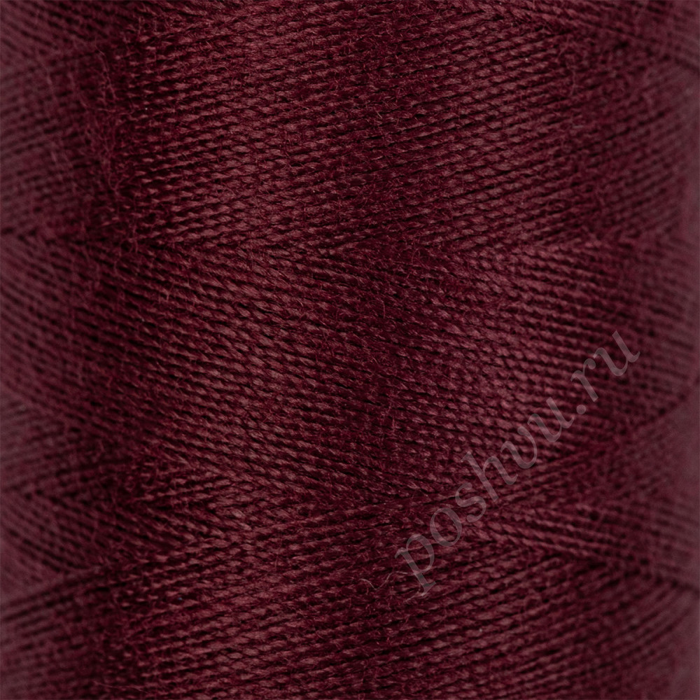 Швейные нитки (полиэстер) 40/2 "Gamma" 400 я 1 шт 365 м №124 т.бордовый