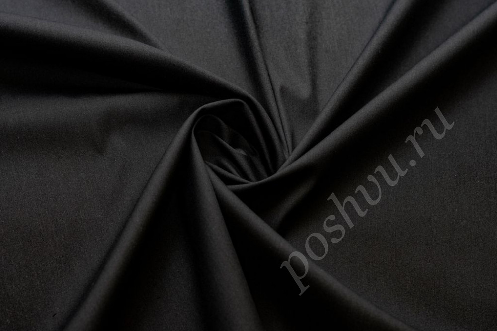Сорочечная ткань черного цвета