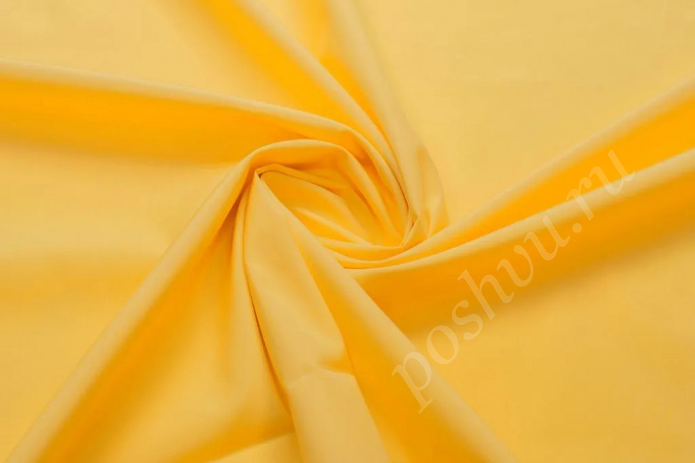 Сорочечная ткань ярко-желтого цвета