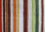 Портьерная ткань рогожка CATALINA оранжевые, коричневые, серые полосы разной ширины в акварельном стиле