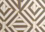 Портьерная ткань рогожка NYX абстрактный геометрический узор в белом, бежевом, желтом цвете