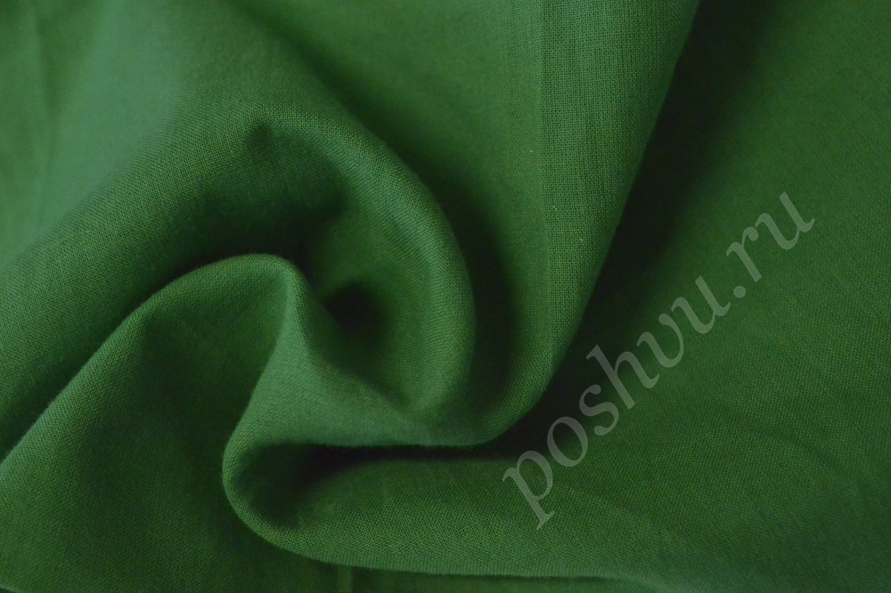 Ткань хлопок зеленого оттенка