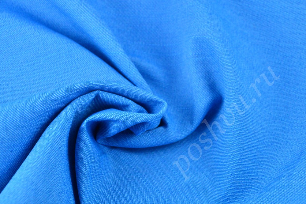 Сине-голубая джинсовая ткань