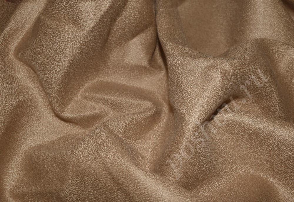 Льняная ткань светло-коричневого оттенка