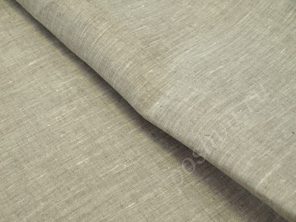 Льняная ткань для постельного белья натурального цвета