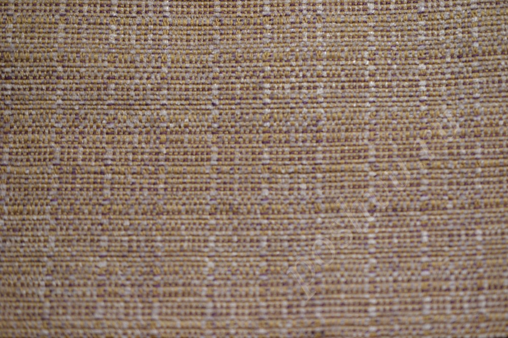 Ткань для штор плотная портьерная коричнево-белого оттенка