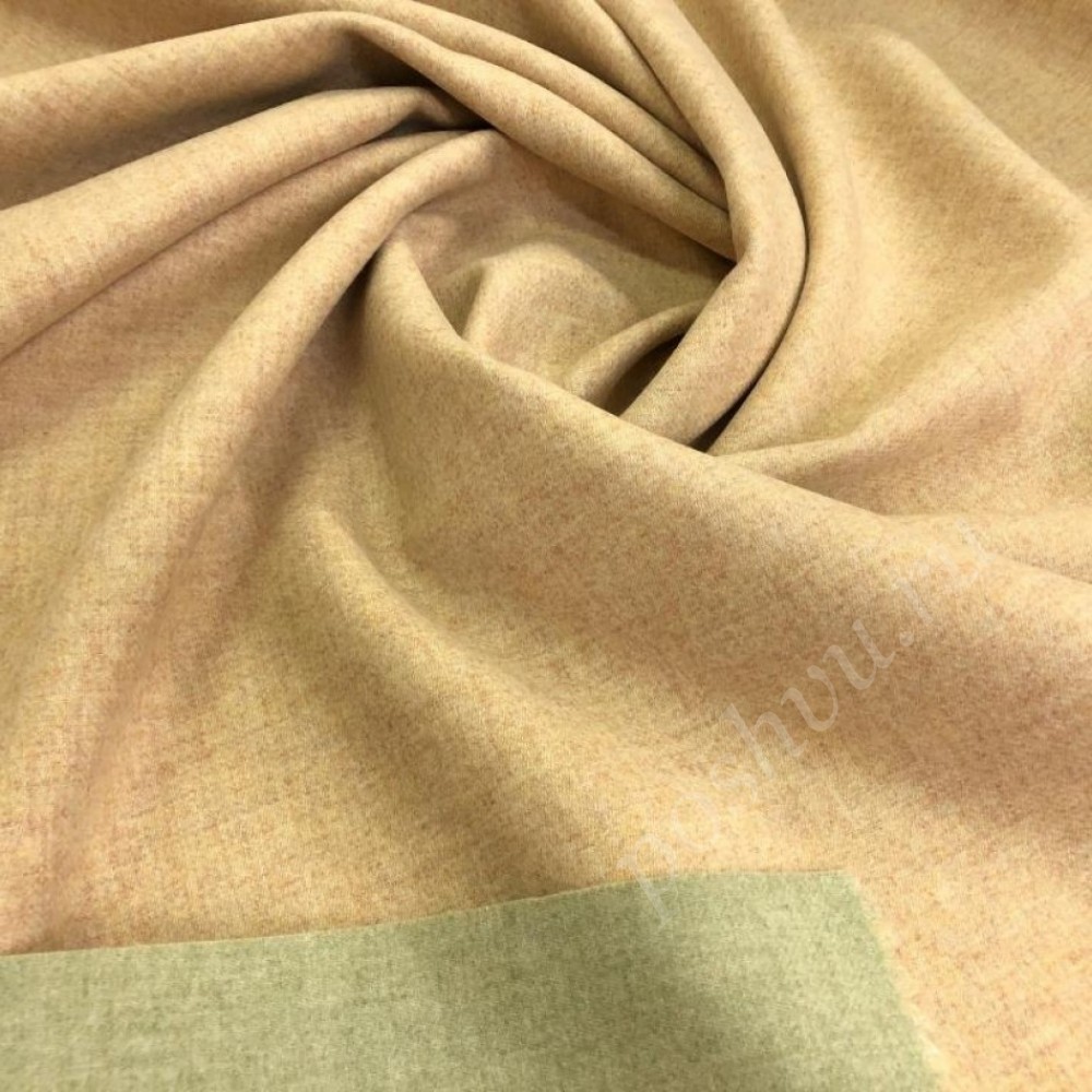 Двухсторонняя пальтовая ткань персикового цвета