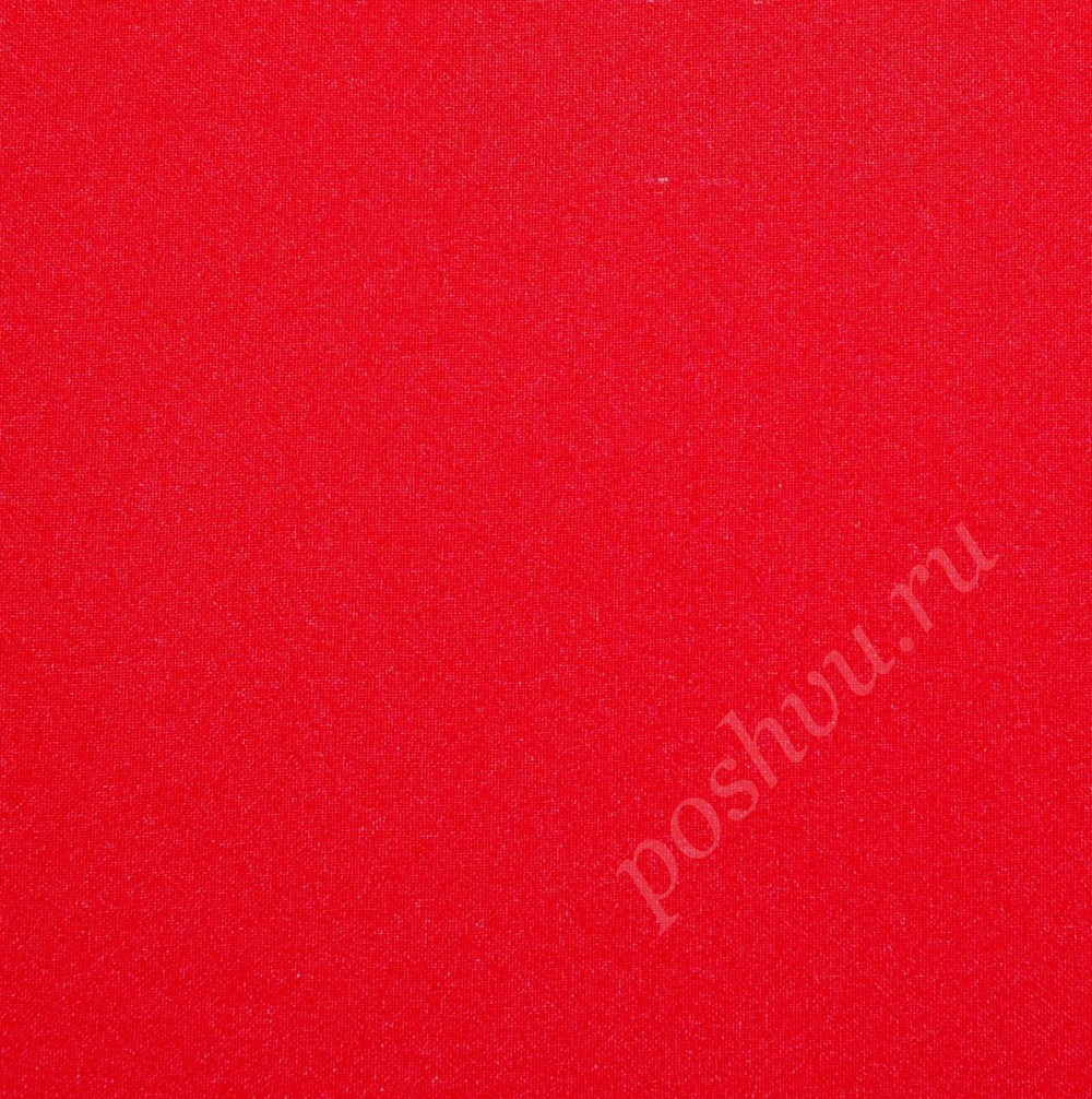 Ткань габардин, красного цвета со скидкой