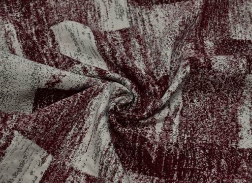 Скатертная ткань с абстрактным узором