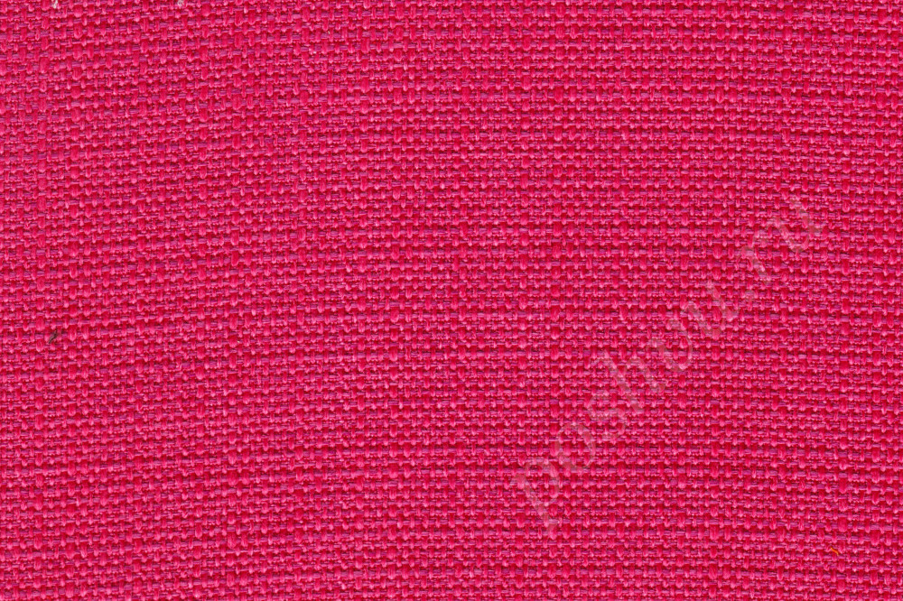 Портьерная ткань рогожка LINEX однотонная темно-розового цвета