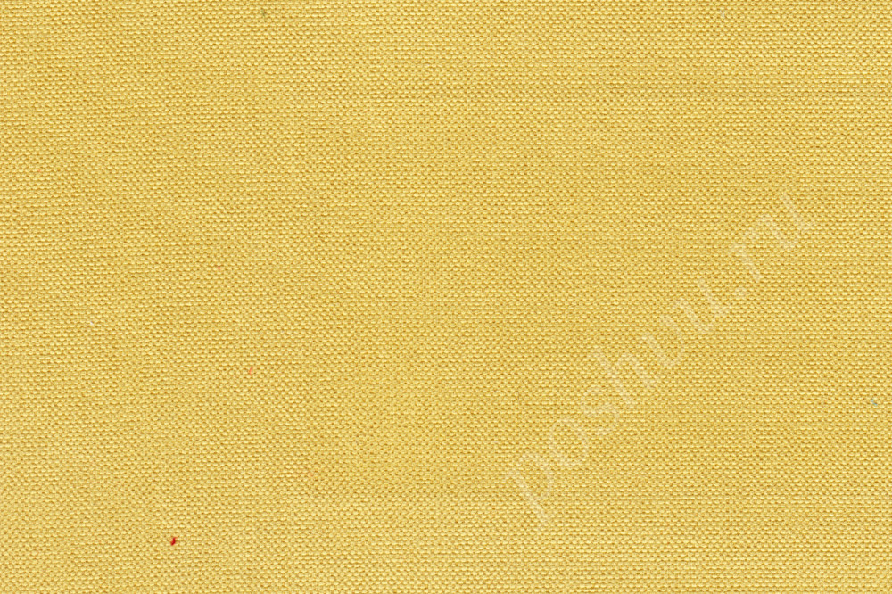 Портьерная ткань рогожка SPIRIT однотонная желтого цвета