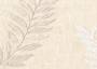 Портьерная ткань с вышивкой LASH перевитые бежево-белые  листья на светло-бежевом фоне