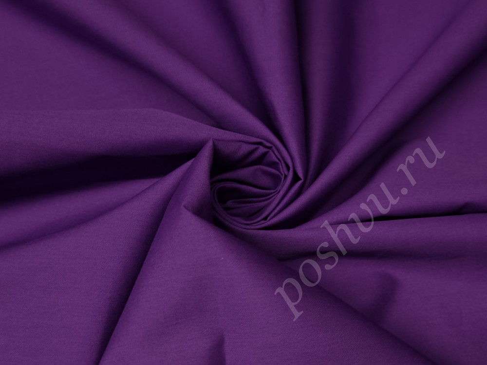 Смесовая ткань Аякс 120 г/м2, цвет фиолетовый