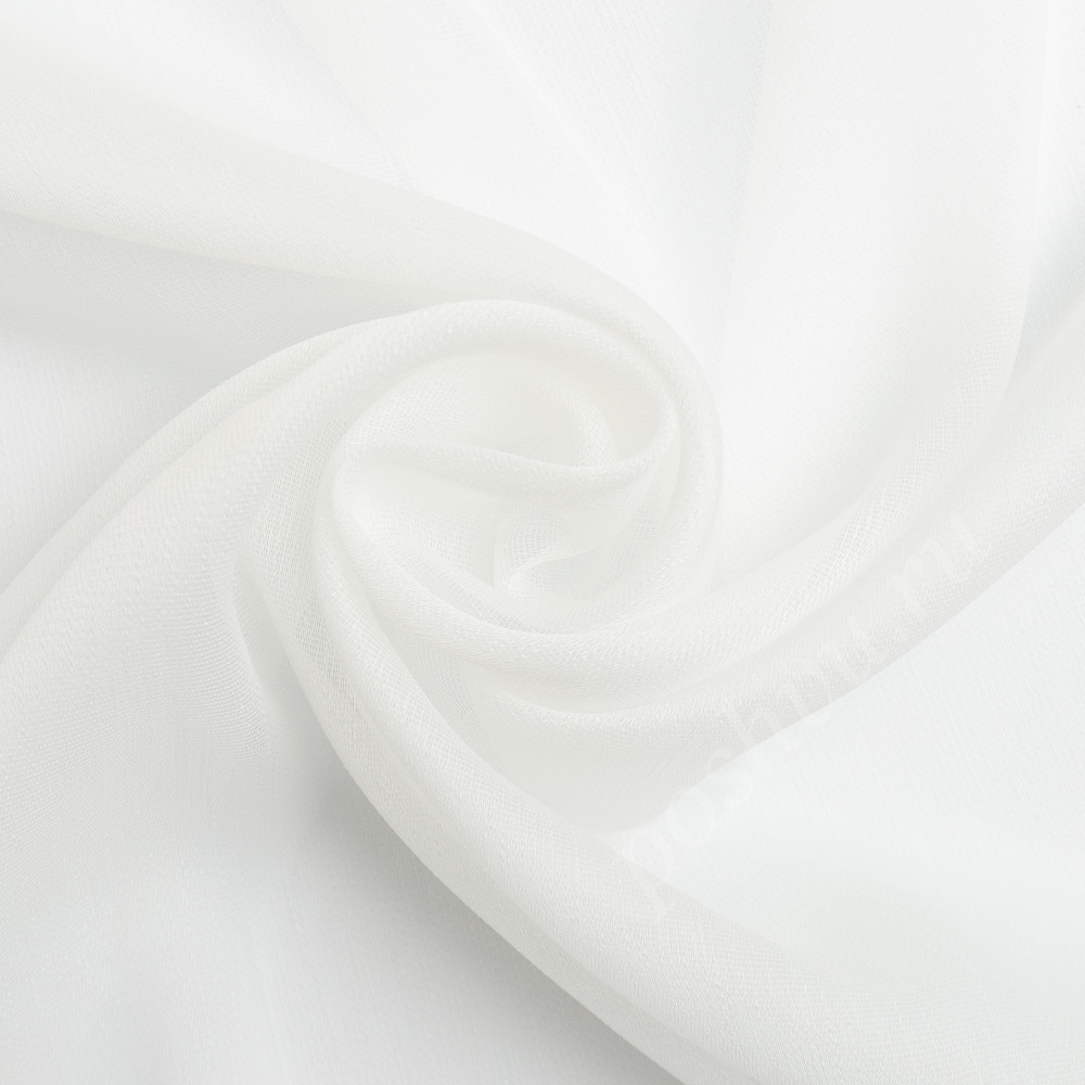 Вуаль GENOVA молочного цвета с утяжелителем, выс.300см