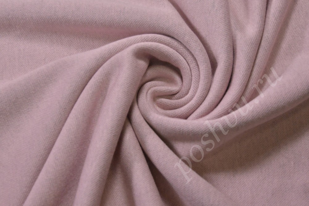 Трикотажная ткань розового цвета