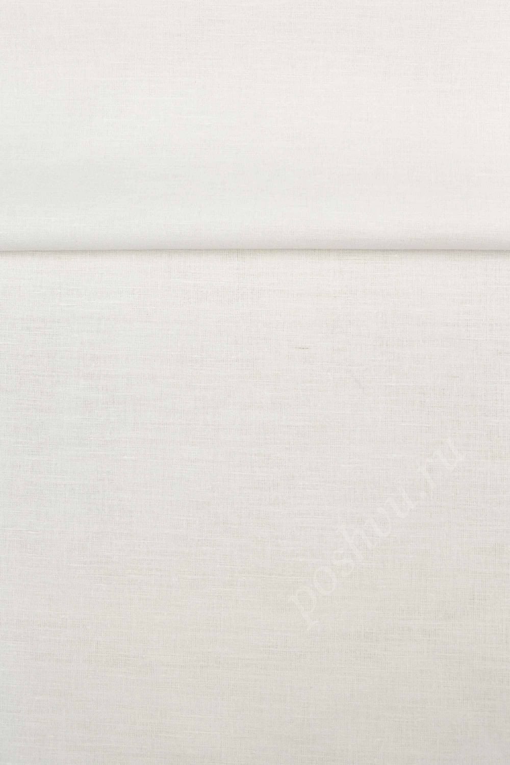 Ткань полульняная сорочечная, цвет белый,ш.150см