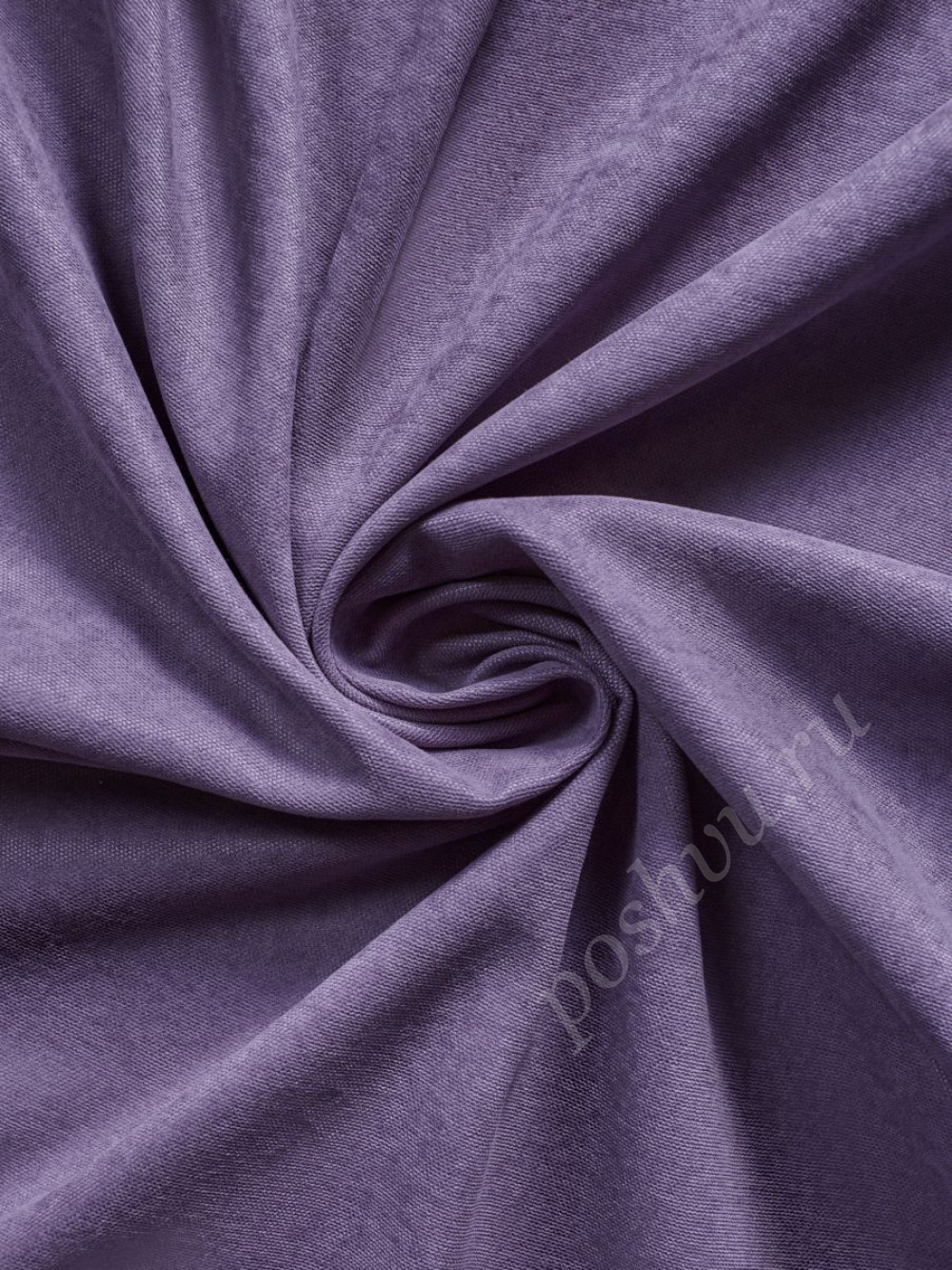 Портьерная ткань Канвас цвет темно-сиреневый