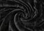 Экстрасофт однотонный, цвет черный, ш.205 см