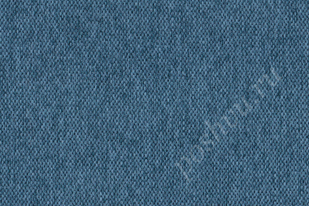 Портьерная ткань рогожка димаут ERIS однотонная синего цвета