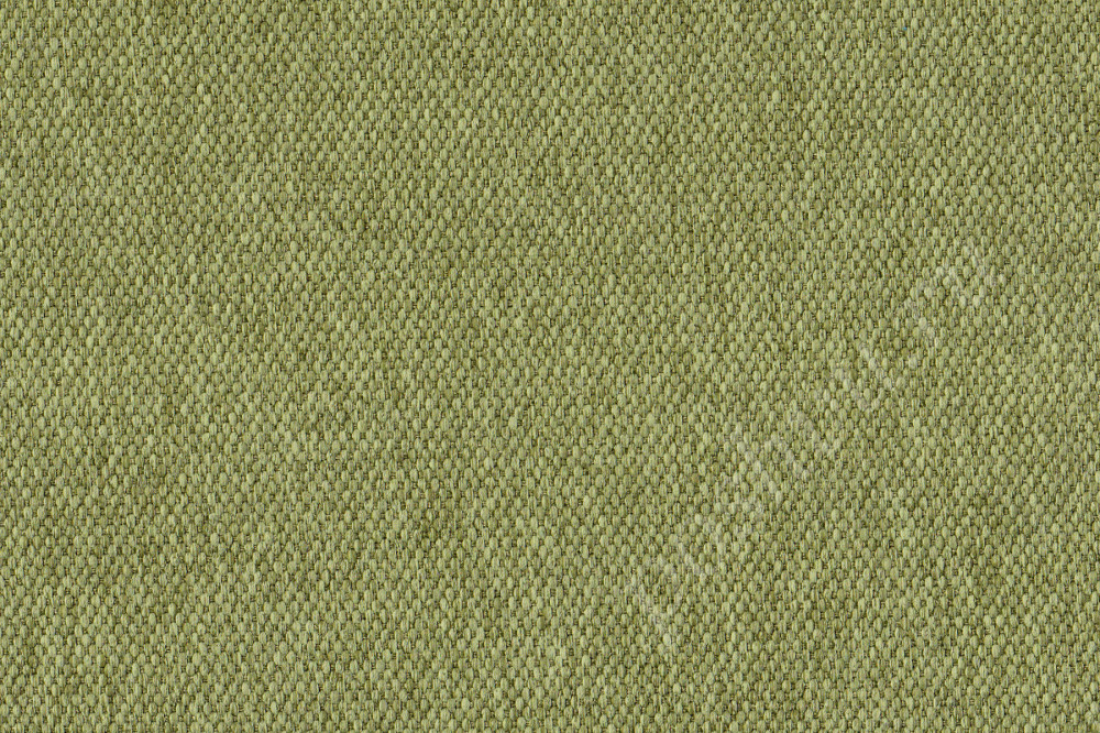 Портьерная ткань рогожка димаут ERIS однотонная зеленого цвета