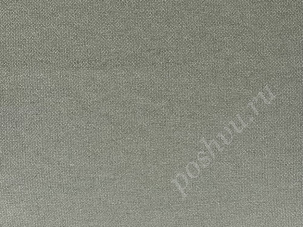 Портьерная ткань жаккард ONTARIO однотонная серо-бежевого цвета