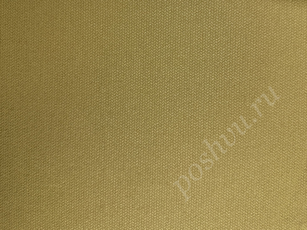 Портьерная ткань жаккард ONTARIO однотонная темно-желтого о цвета