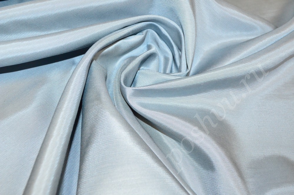 Костюмно-плательная ткань с эффектом тафты Голубая сталь