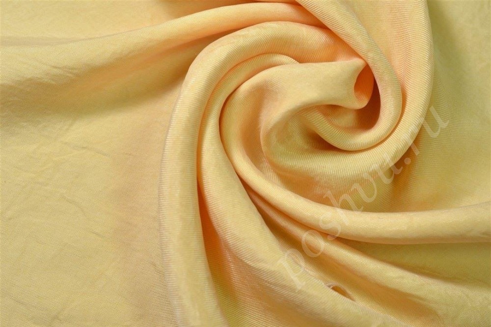 Блузочная ткань канареечного цвета