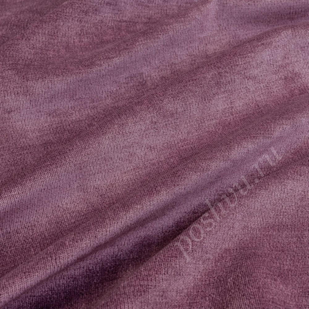 Микровелюр CORDROY темно-фиолетового цвета