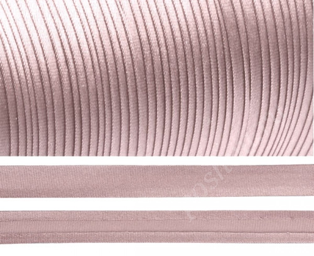 Косая бейка "Gamma" атласная 14 - 15 мм №024 розовый