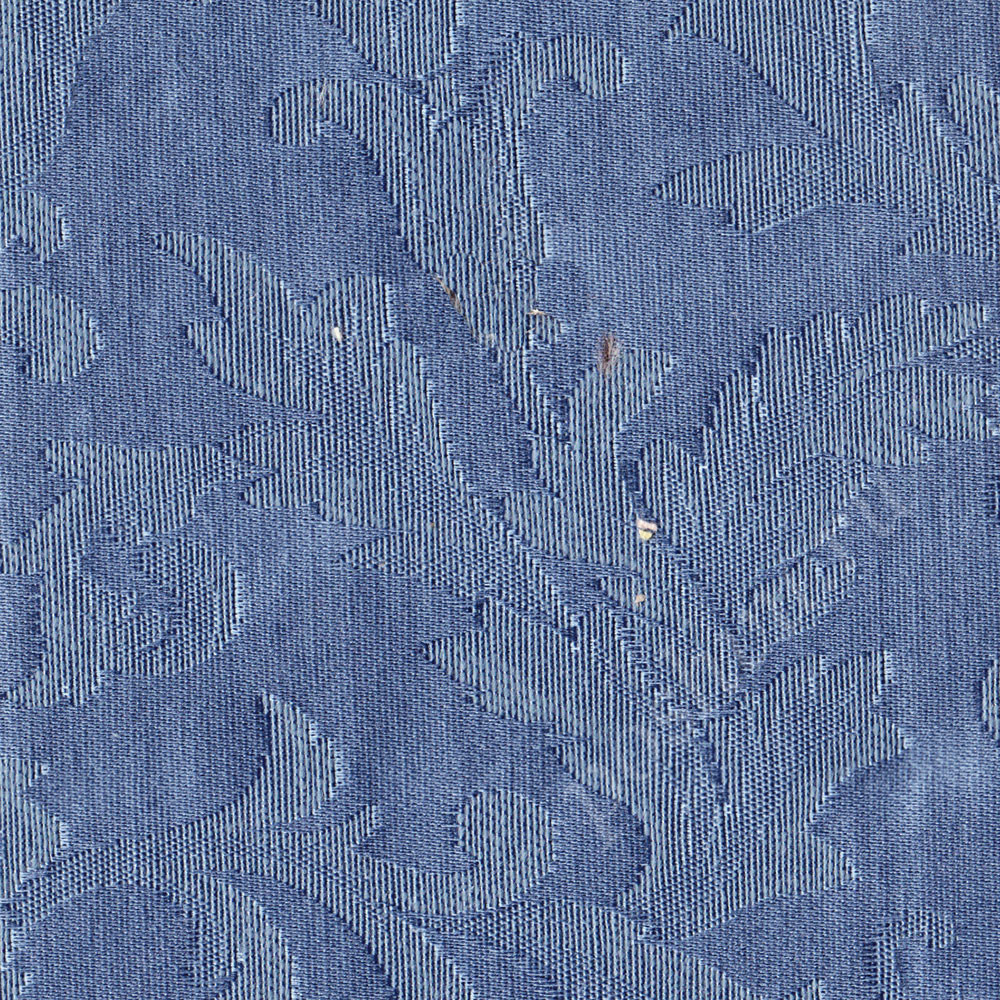 Портьерная ткань жаккард VANESSA RITORTO растительный орнамент в сине-серых тонах